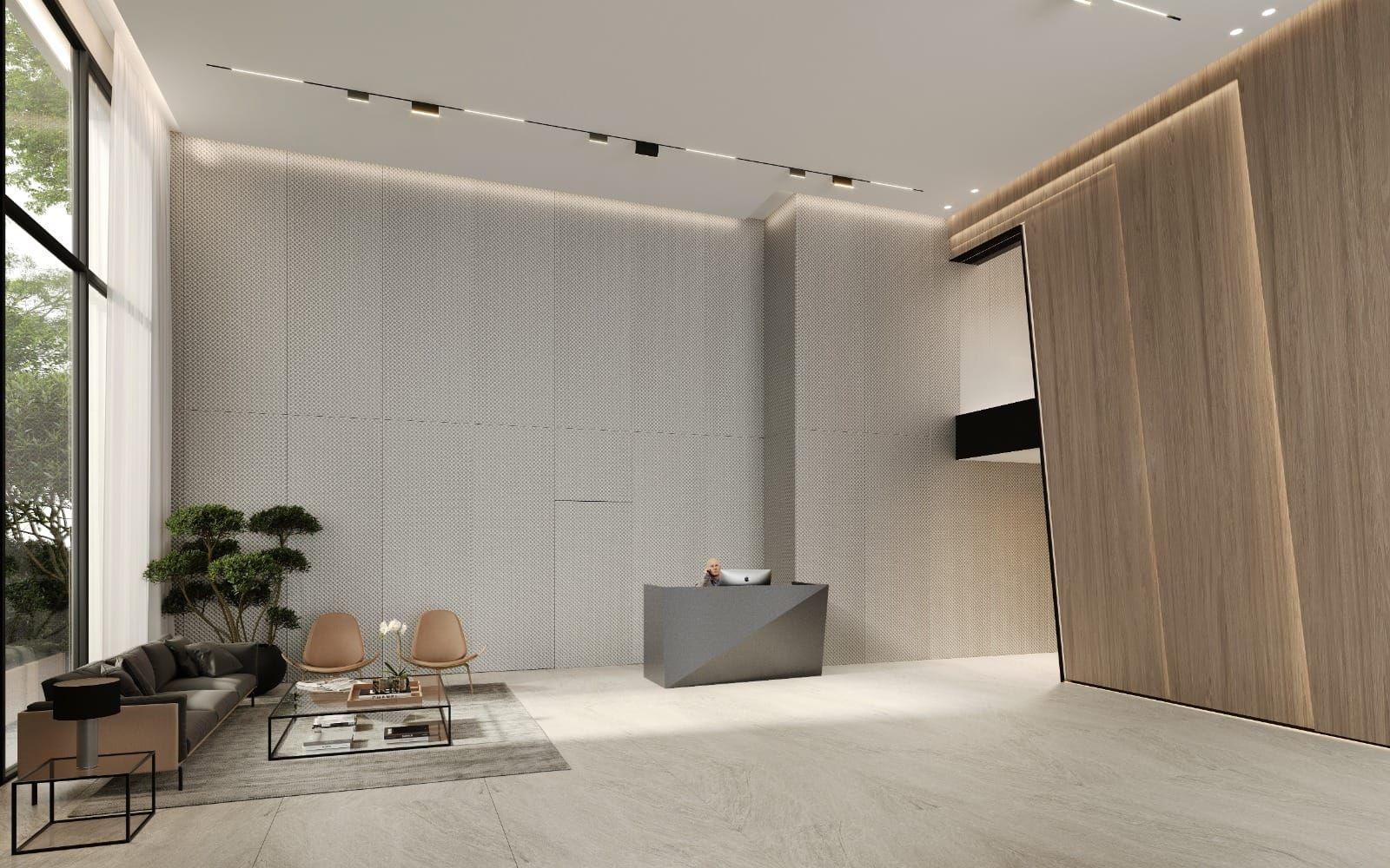 Reception area